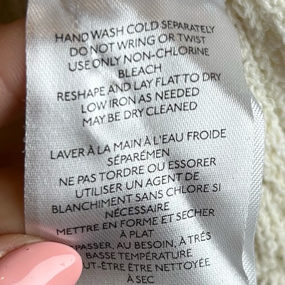 Maeve Ivory Open-Knit Cardigan - Picture 6 of 9